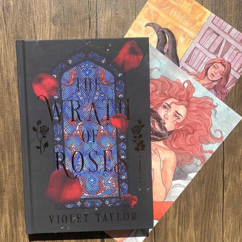 **Special Edition Bundle** The Wrath of Roses by Violet Taylor (SFW/NSFW Prints Signed Special Edition Foil Cover Dark Romance Fairytale Reimagining Hard Cover)