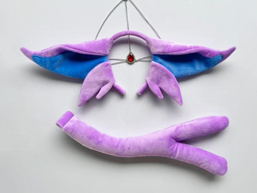 Espeon ear & tail pokemon headband for costumes, cosplay, birthday party, festival, Halloween