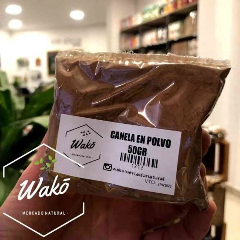 CANELA EN POLVO 50GR – Wako Mercado Natural