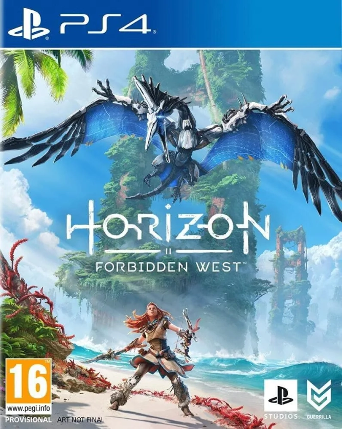 Sony PlayStation 4 Jeux, Horizon Forbidden West PS4, Édition Standard, Version Physique avec CD, Langue : Français, 1 joueur, PEGI 16+