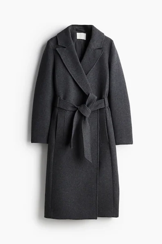 Tie Belt Coat