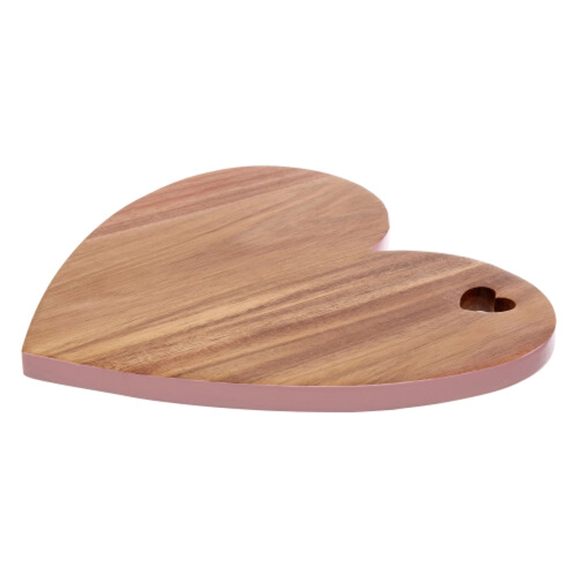 Premier housewares Socorro Heart Pink Edge Chopping Board on OnBuy