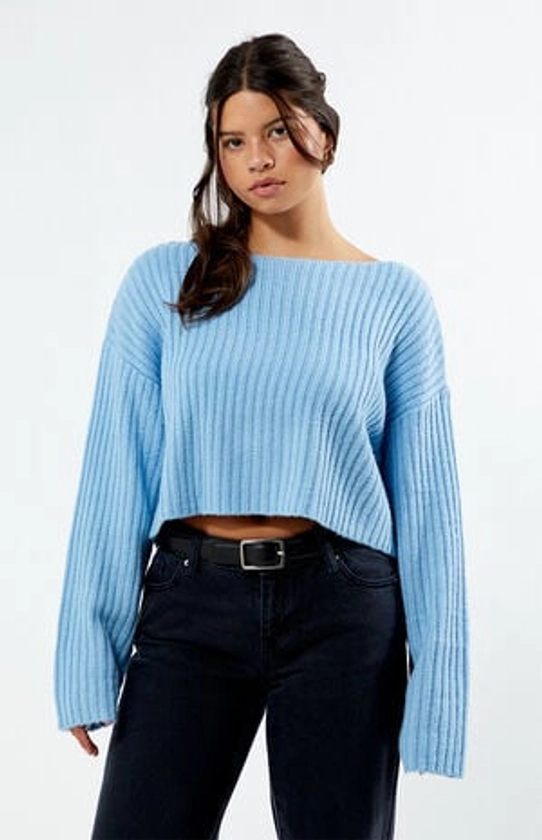 LA Hearts Julie Slouchy Cropped Sweater | PacSun