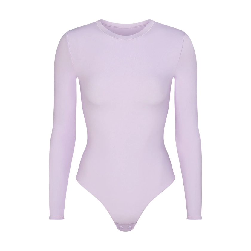 FITS EVERYBODY LONG SLEEVE CREW NECK BODYSUIT | LILY