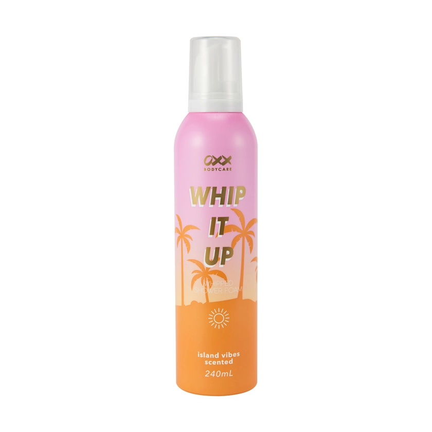 OXX Bodycare Whip It Up Whipped Shower Foam 240ml - Island Vibes Scented