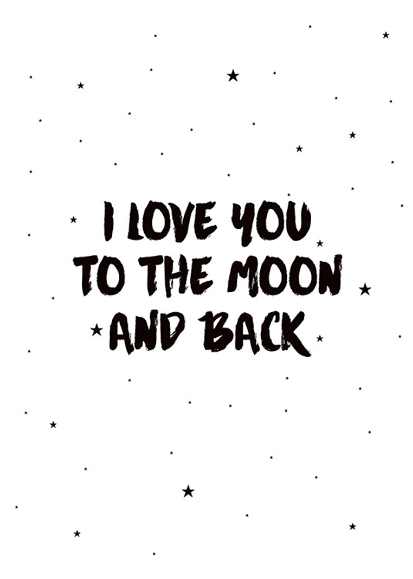 Moon And Back, Affiches