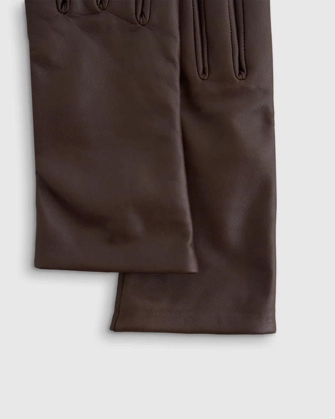 Women's Cashmere Lined Leather Gloves