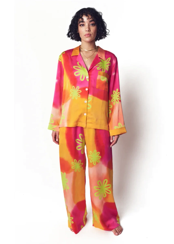 Men & Women’s Silk Pajama Top | ROY G.