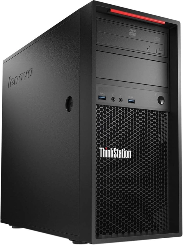 Lenovo ThinkStation P300 Tour PC Ordinateur Intel Core i7-4770 Ram 16 Go SSD 480 Go Win 10 Pro (reconditionné)