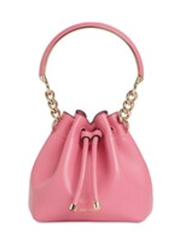 Jimmy Choo - Petit sac seau en cuir bon bon - Candy Pink | Luisaviaroma