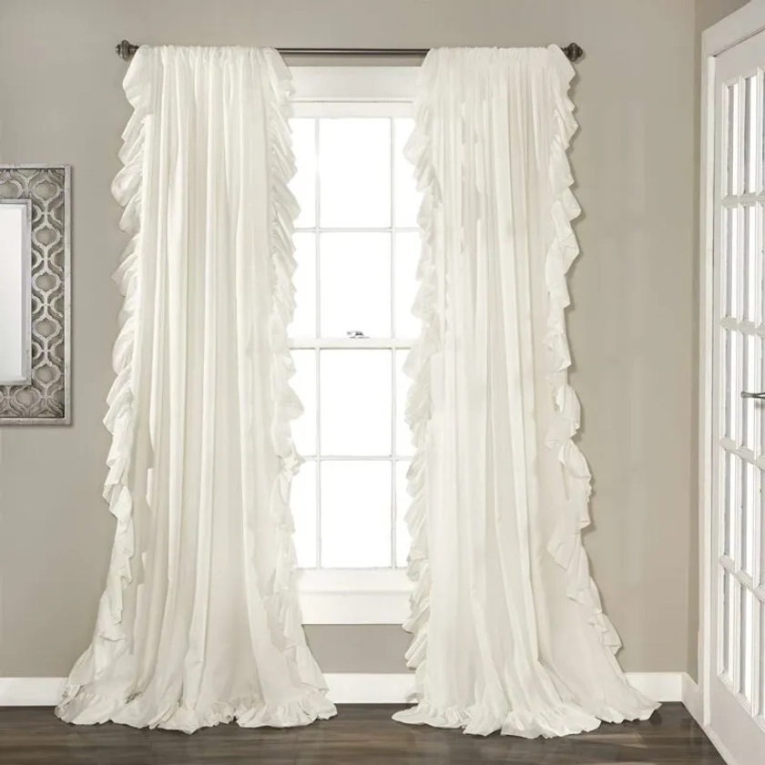 Curtain with Side Ruffles