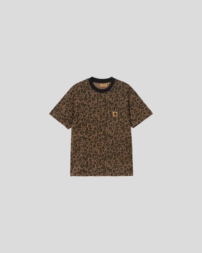 Carhartt || W' S/S Leo Pocket Tee - Camo leo