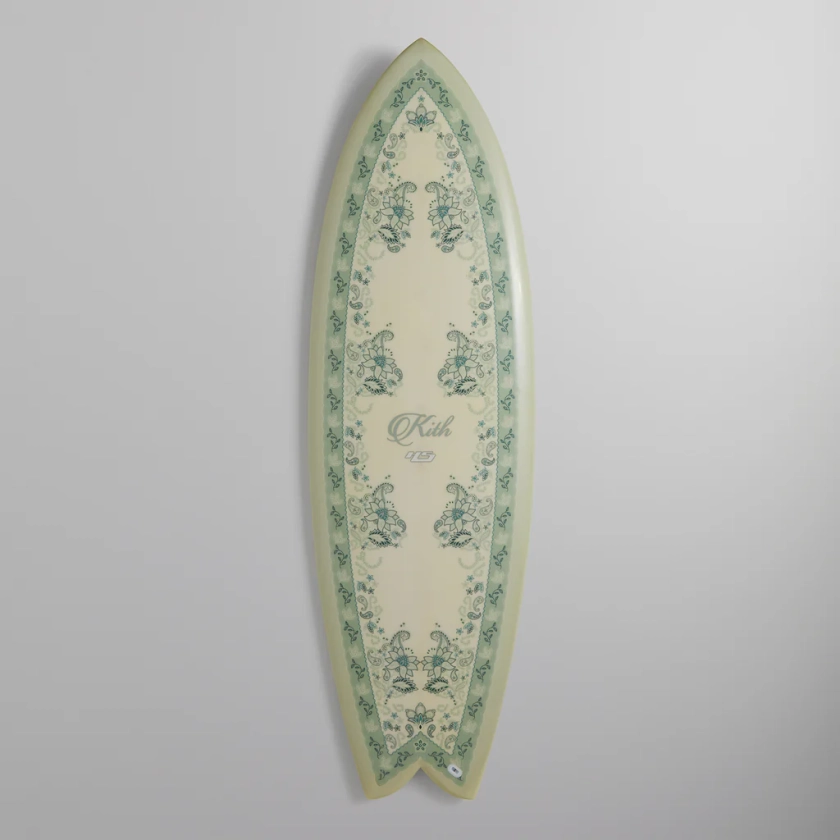 Kith for Haydenshapes Twin Surfboard - Paisley