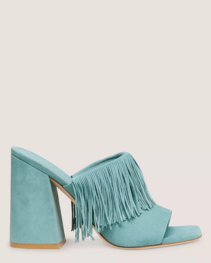 Tia Fringe 100 Slide | Stuart Weitzman