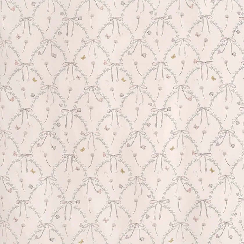 Bows & Butterfly Kisses Crib Sheet - Pink