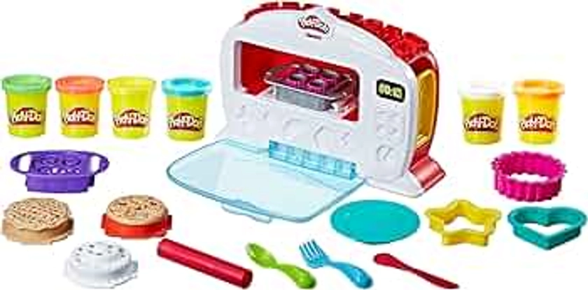 Play-Doh Kitchen Creations Magical Oven Play Food Set for Kids 3 Years and Up with Lights, Sounds, and 6 Colors (Amazon Exclusive)