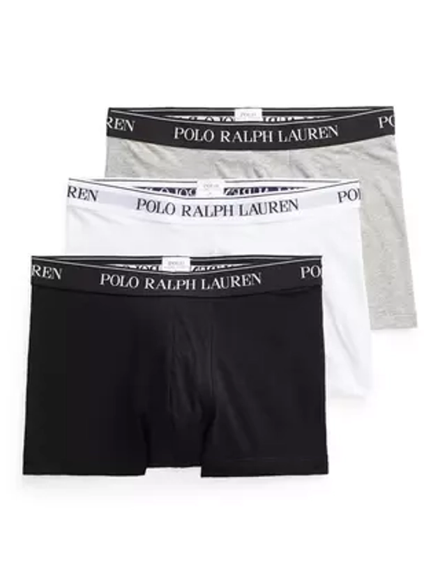 Polo Ralph Lauren Cotton Trunks, Pack of 3