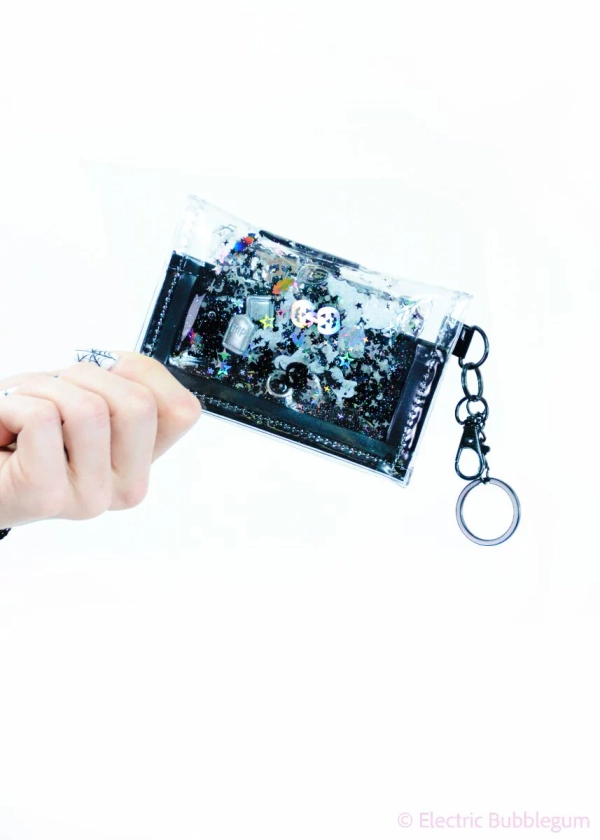 Glitter Goo Tiny Wallet - Ghostly