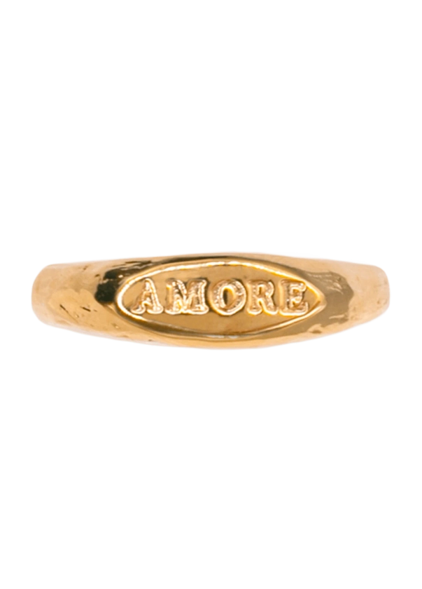 Amore Gold Signet Ring