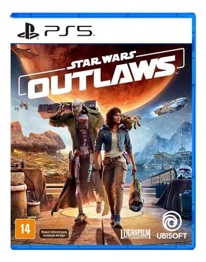 Star Wars Outlaws Ps5 Mídia Física Português