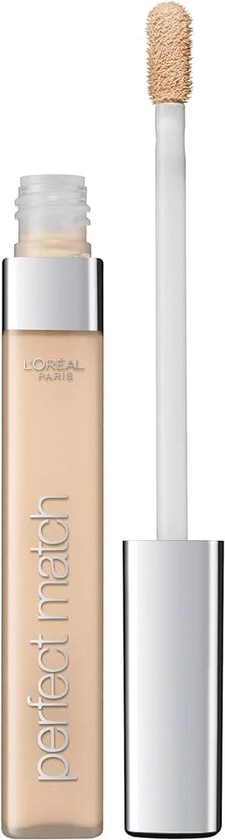 L'Oréal Paris Abdeckstift, Concealer gegen Augenringe und kleine Makel, Perfect Match, 1.N - Ivory, 6,8 ml