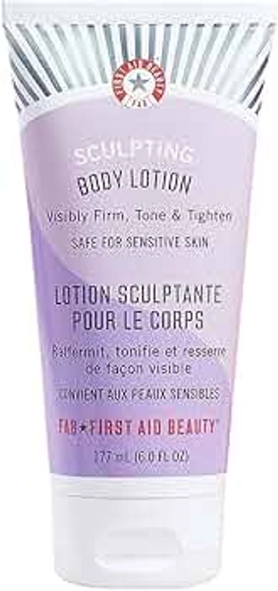 First Aid Beauty Sculpting Body Lotion – Firming And Hydrating Cream, Leaves Skin Visibly Tightened And Toned – 6 oz