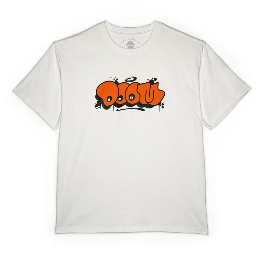 THROW SHIRT - BLACK & ORANGE