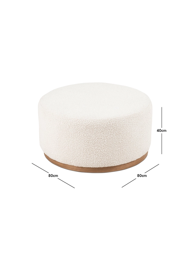 swoon ottoman boucle natural - Bash: Online Shopping - Shop Clothing, Sports, Home & Electronics Online in SA