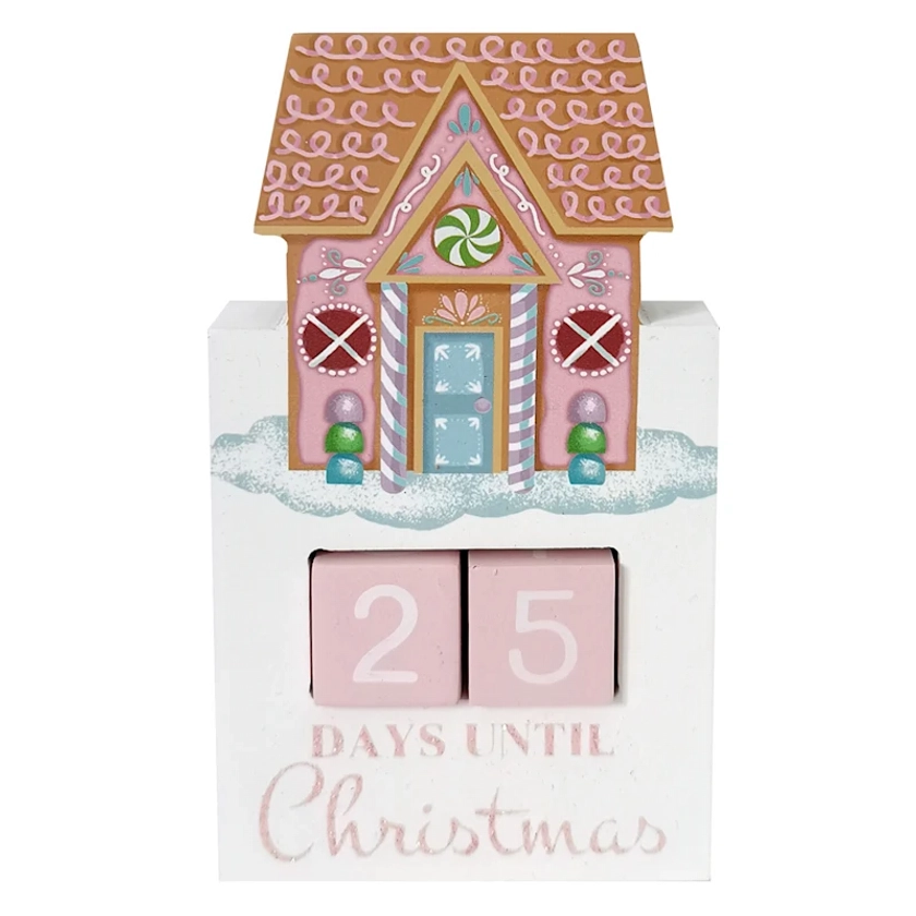 Mrs. Claus' Bakery Gingerbread Countdown Calendar 6in | Christmas Decor | At Home