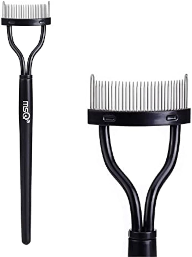 Amazon.com: Eyelash Comb Eyebrow Brush MSQ Eyelash Separator Mascara Applicator Eyelash Definer With Comb Cover Arc Designed Cosmetic Brushes Tool (Black 1PCS) : MSQ: Beauty & Personal Care