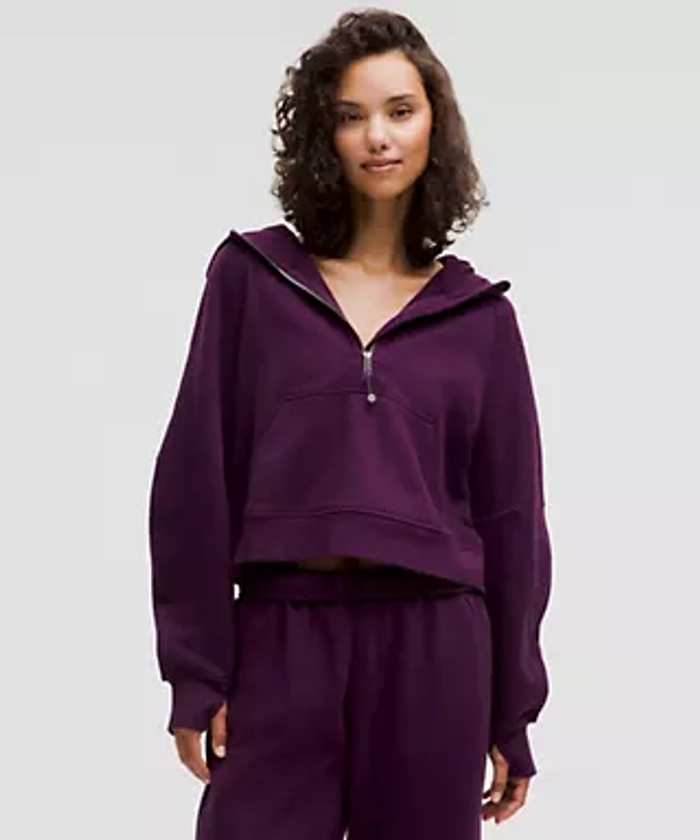 Scuba Oversized Half-Zip Hoodie