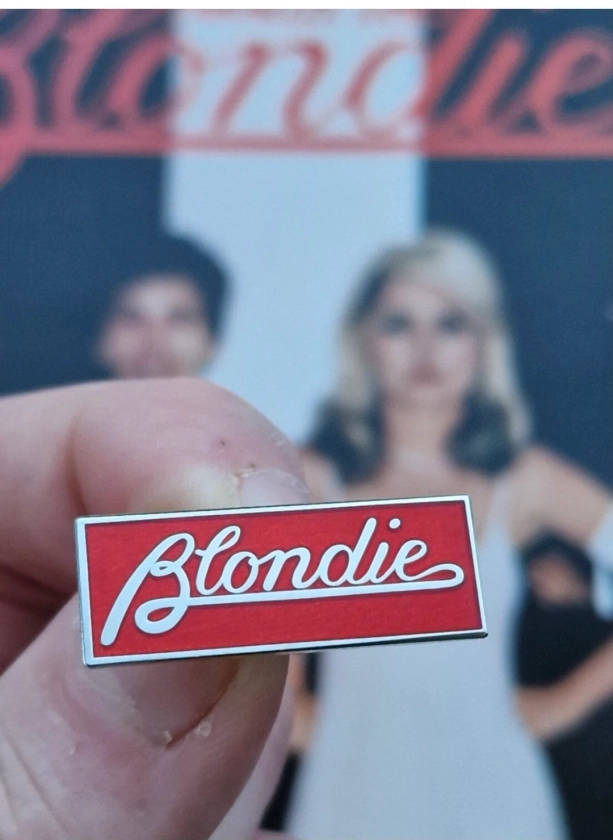 Blondie Pin Badge Punk New Wave Debbie Harry - Etsy UK