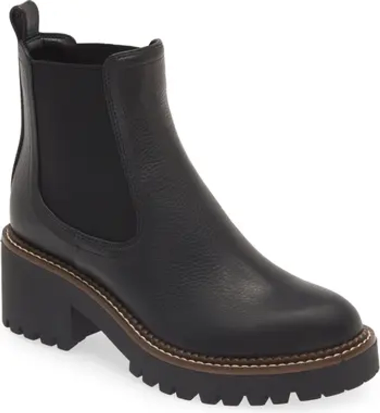 Nordstrom Miah Water Resistant Chelsea Lug Boot (Women) | Nordstrom