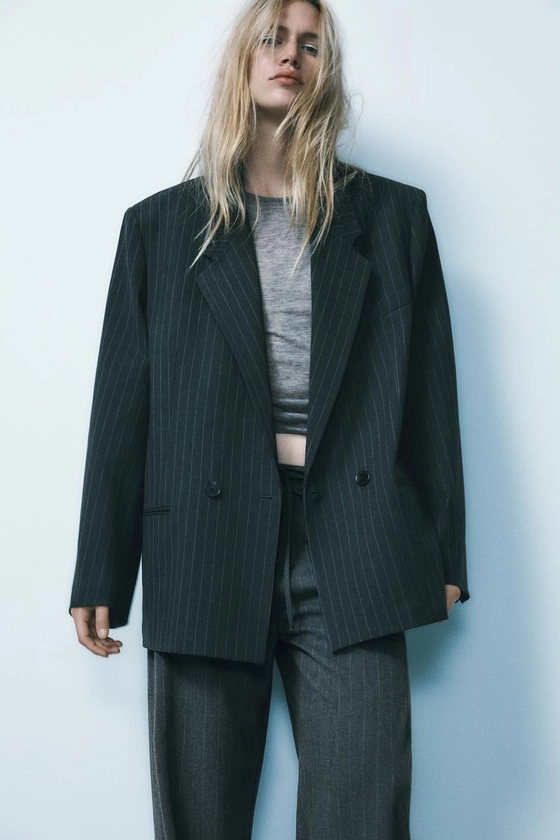 BLAZER OVERSIZE RAYA DIPLOMÁTICA