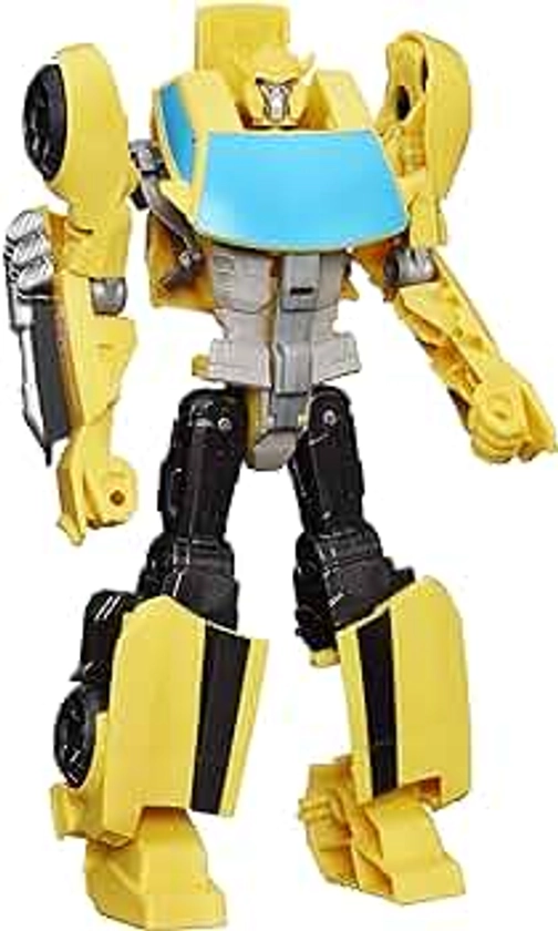 Transformers Toys Heroic Bumblebee Action Figure - Timeless Large-Scale Figure, Changes into Yellow Toy Car, 11" (Amazon Exclusive)