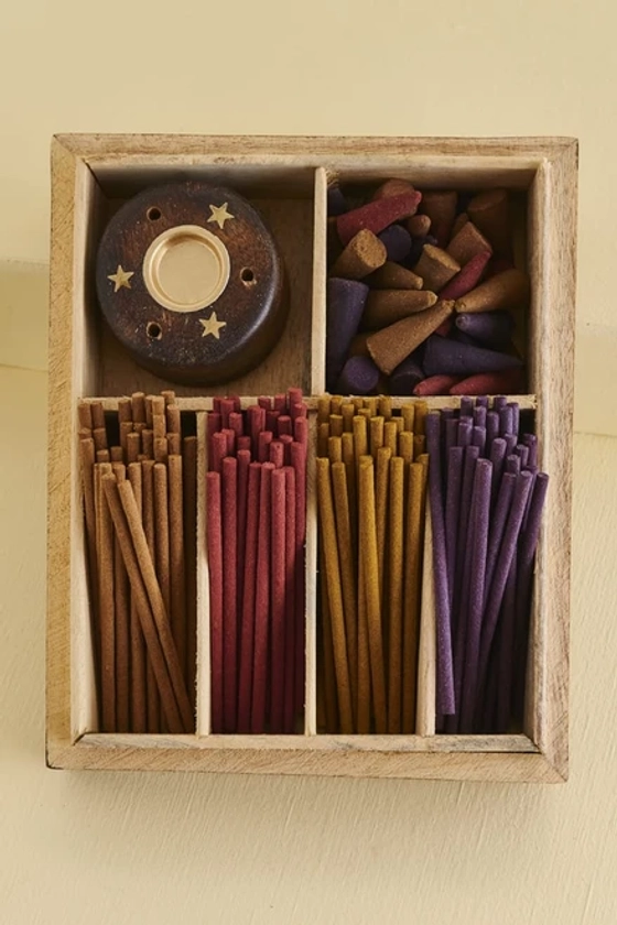 Patchouli Incense Wooden Box Set