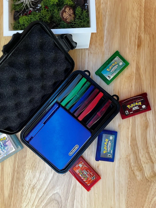 Protective Carrying Case for Gameboy Advance SP | SENACLLC | Holds 12 games Protection Travel Durable Storage Solution