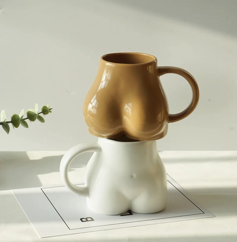 Butt Mug, Bum Mug, Ceramic Booty Mug, Novelty Cup, Butt Cup, Fun Mug, Cute Coffee Cup, Body Sculpture Coffee Cup/mug, Office Cup, Human Body - Etsy Australia