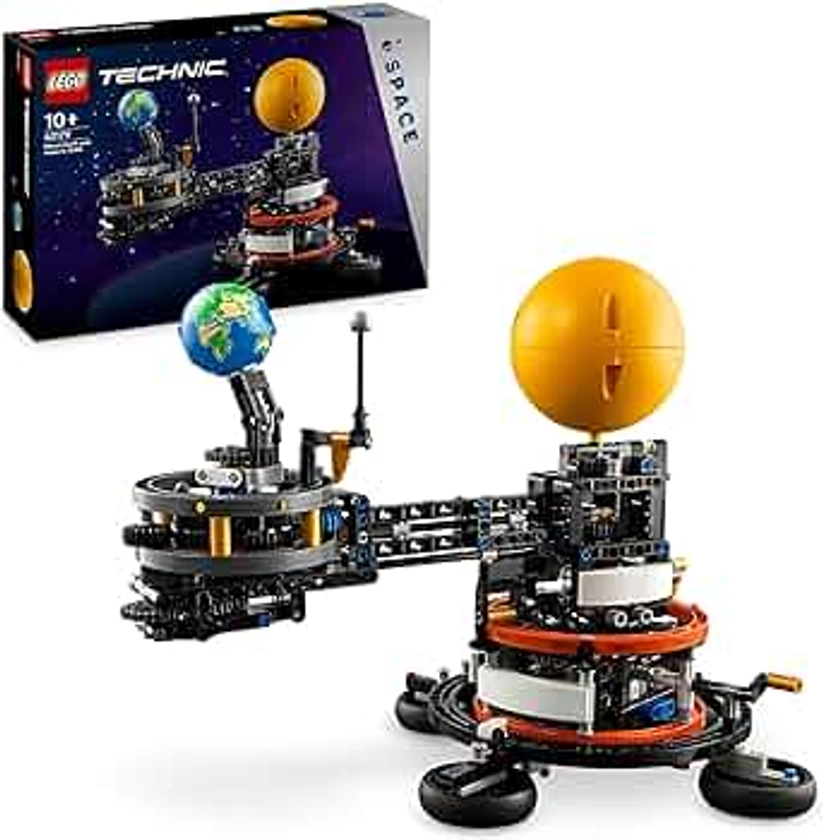 LEGO Technic La Planète Terre et la Lune en Orbite, Jouet de Construction Créatif, Stimule le Jeu en Autonomie, Thème du Système Solaire, Cadeau Intergalactique pour Garçons et Filles Dès 10 Ans 42179