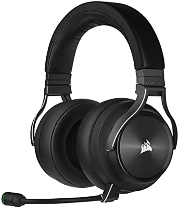 CORSAIR VIRTUOSO RGB WIRELESS XT High-Fidelity Gaming Headset with Bluetooth and Spatial Audio - Works with Mac, PC, PS5, PS4, Xbox series X/S - Slate