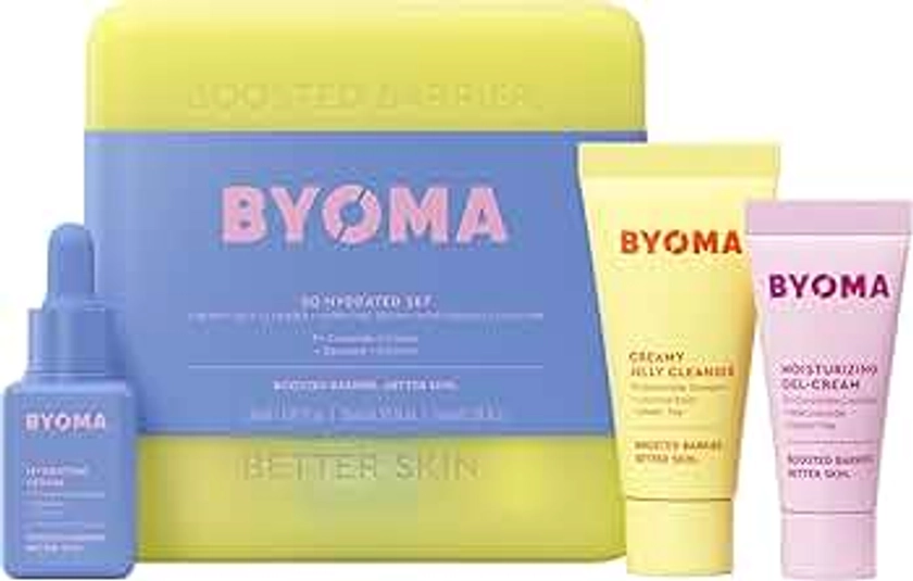 BYOMA Hydrating Starter Kit - Mini Cleanser 30ml, Mini Light Cream 15ml + Mini Hydrating Serum 15ml