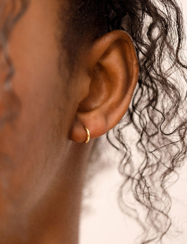Mini Hoop Earrings Gold