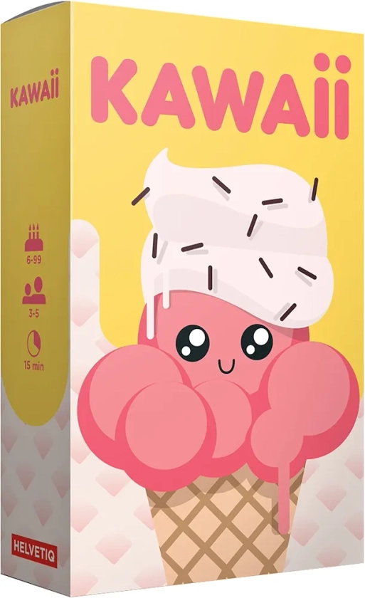 Helvetiq | Kawaii | Card Game | Ages 6+ | 3-5 Players | 15 Minutes Playing Time