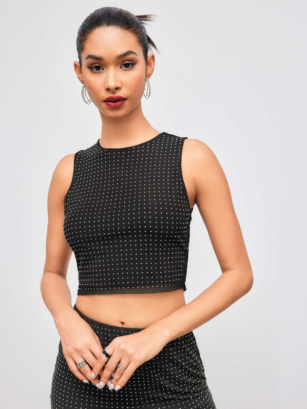 Cowl Neck Solid Ruched Halter Top
