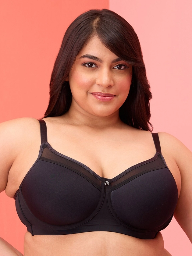 Nykd Plus Size Heavily Padded 360 Degree Support Medium Coverage Everyday Bra