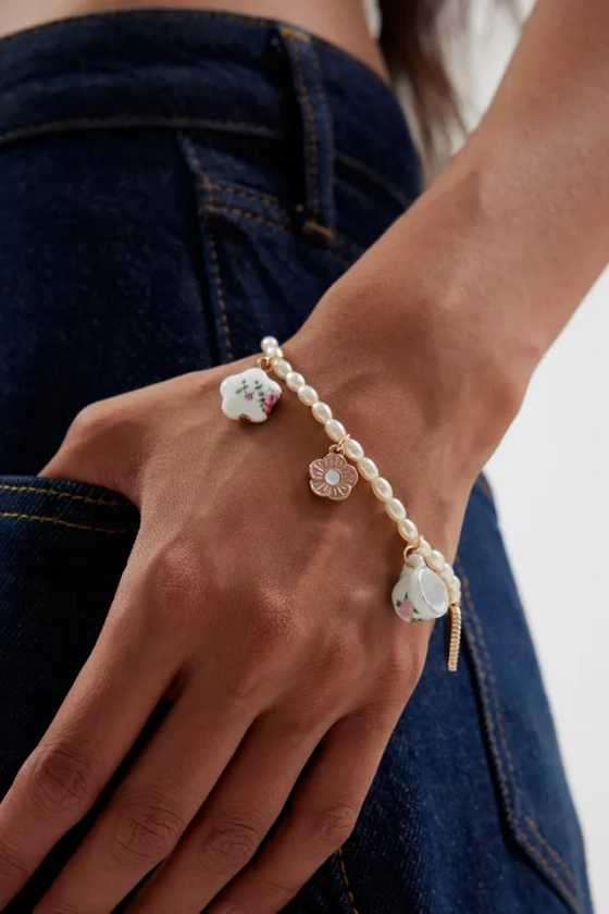 Lottie Pearl & Treasure Charm Bracelet