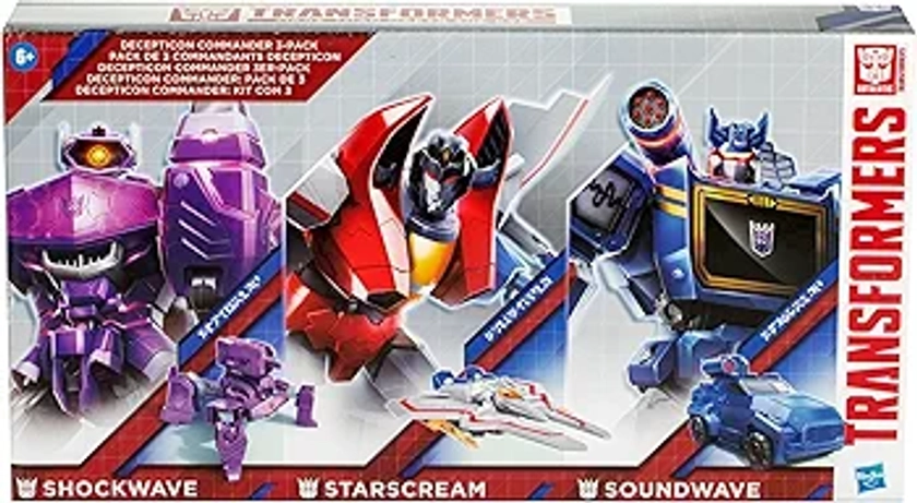 Transformers Decepticon Commander 3-Pack Action Figures