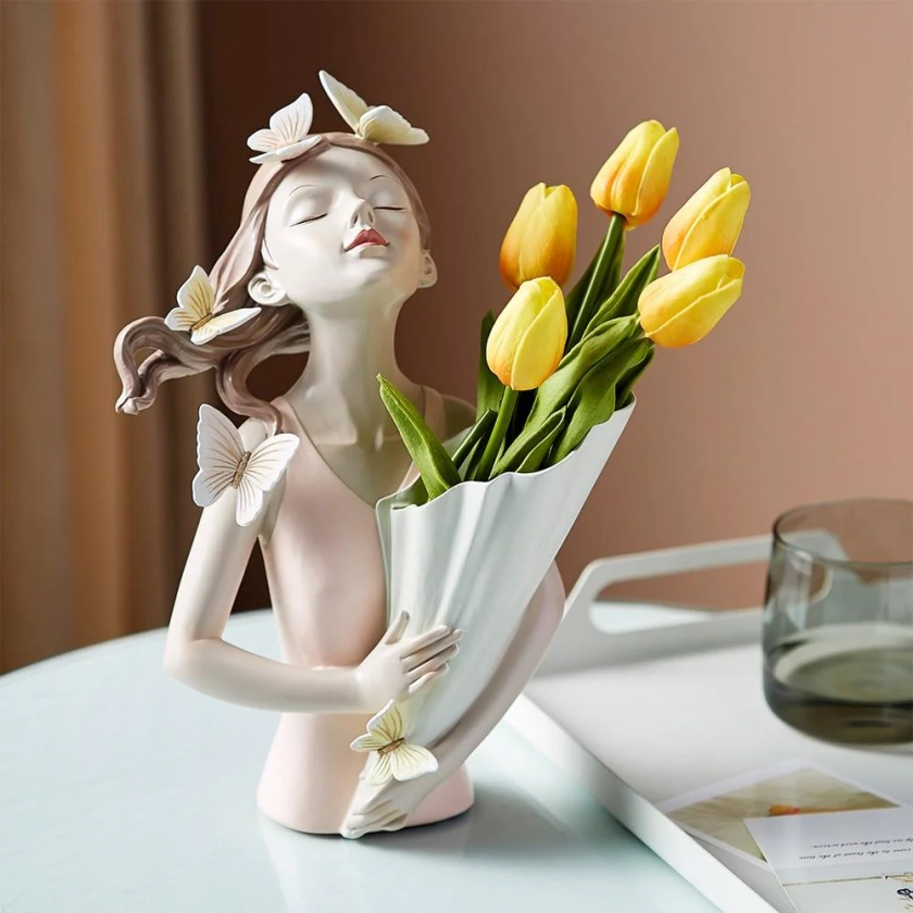 Butterfly Figurine Vase