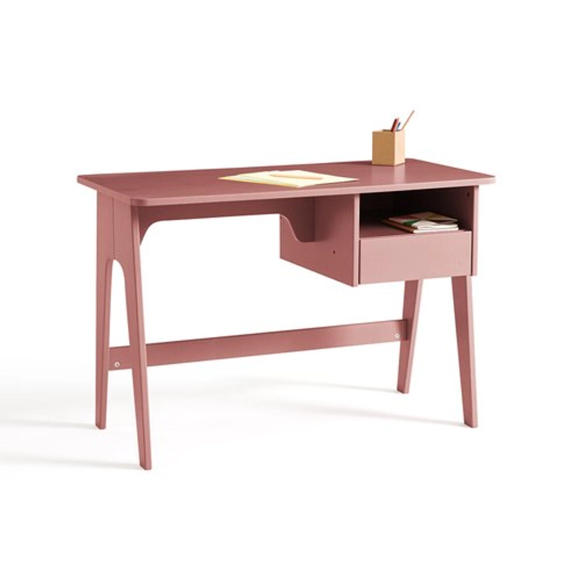 Adil Retro Vintage Style Pine Desk