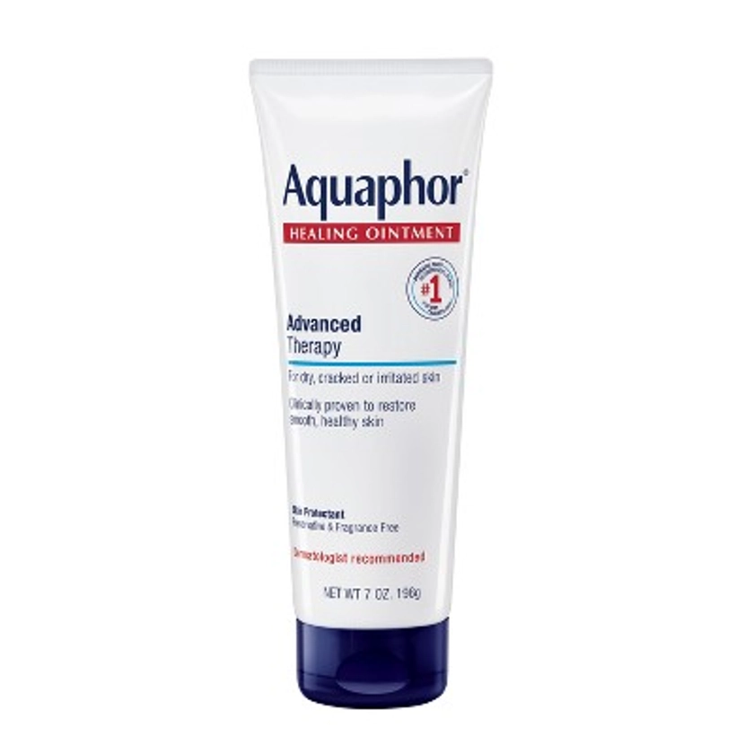 Aquaphor Healing Ointment Skin Protectant and Moisturizer for Dry and Cracked Skin Unscented - 7oz